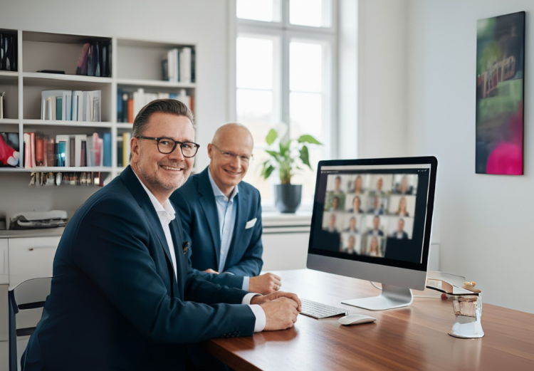 Christian and Søren ready to present